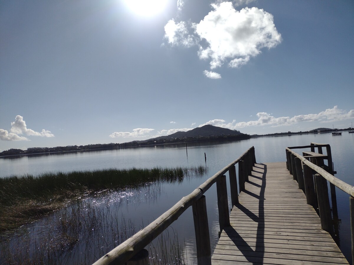 espaço na lagoa