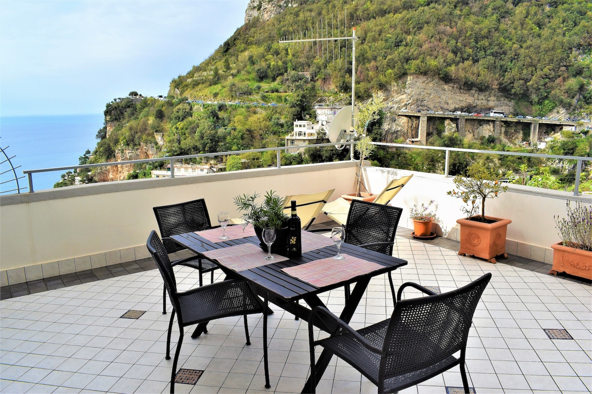 Chez Angelina, sea view in Positano