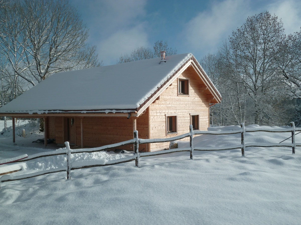 Chalet avec espace sauna/jacuzzi