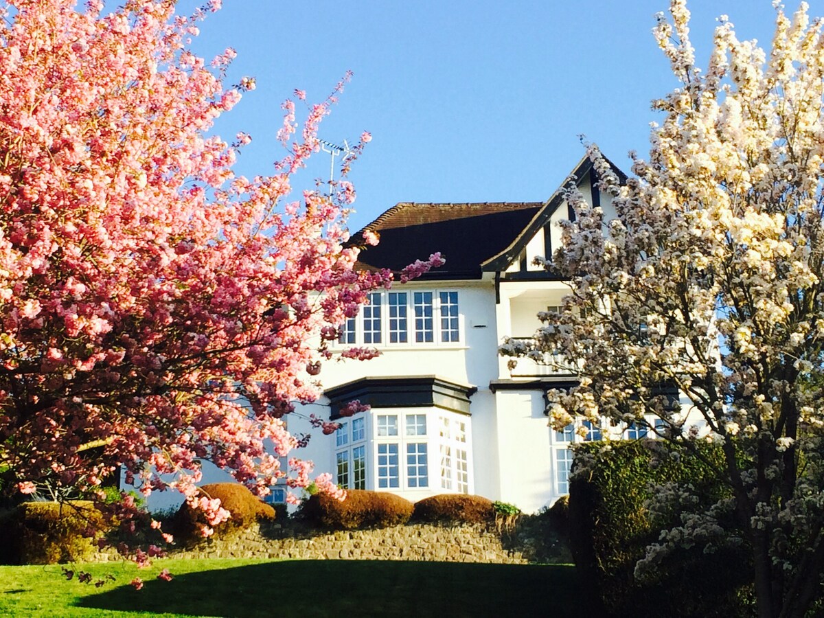 Ensuite double in Edwardian house near Bath