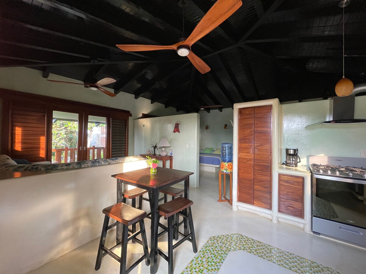 Quinto Sol Fuego, Beachfront, 1BR,1BA, AC, Kitchen