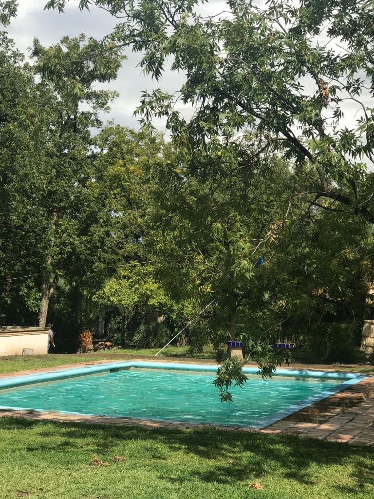 Las Pudencianas Casa de cottage泳池和葡萄园