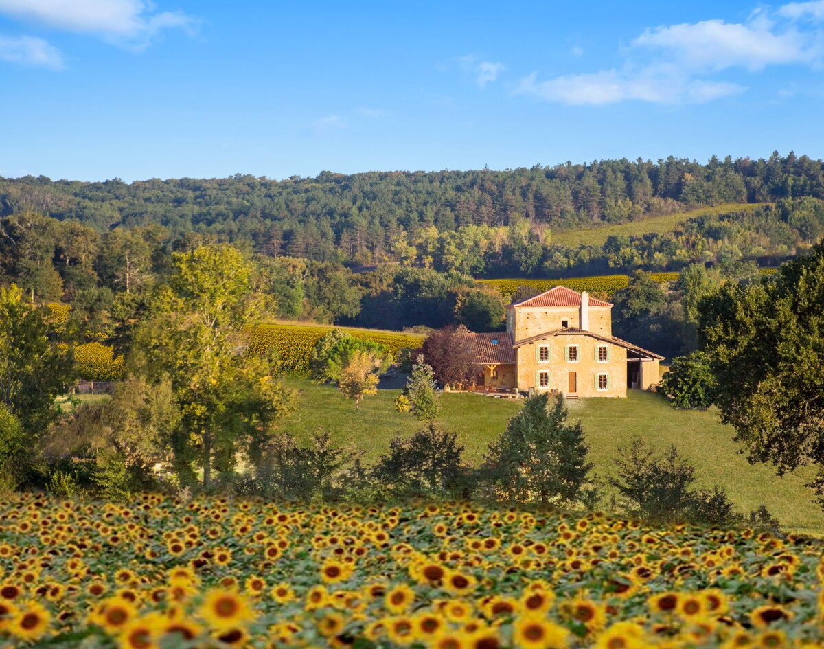 Tranquil gite where the Knights Templar lived