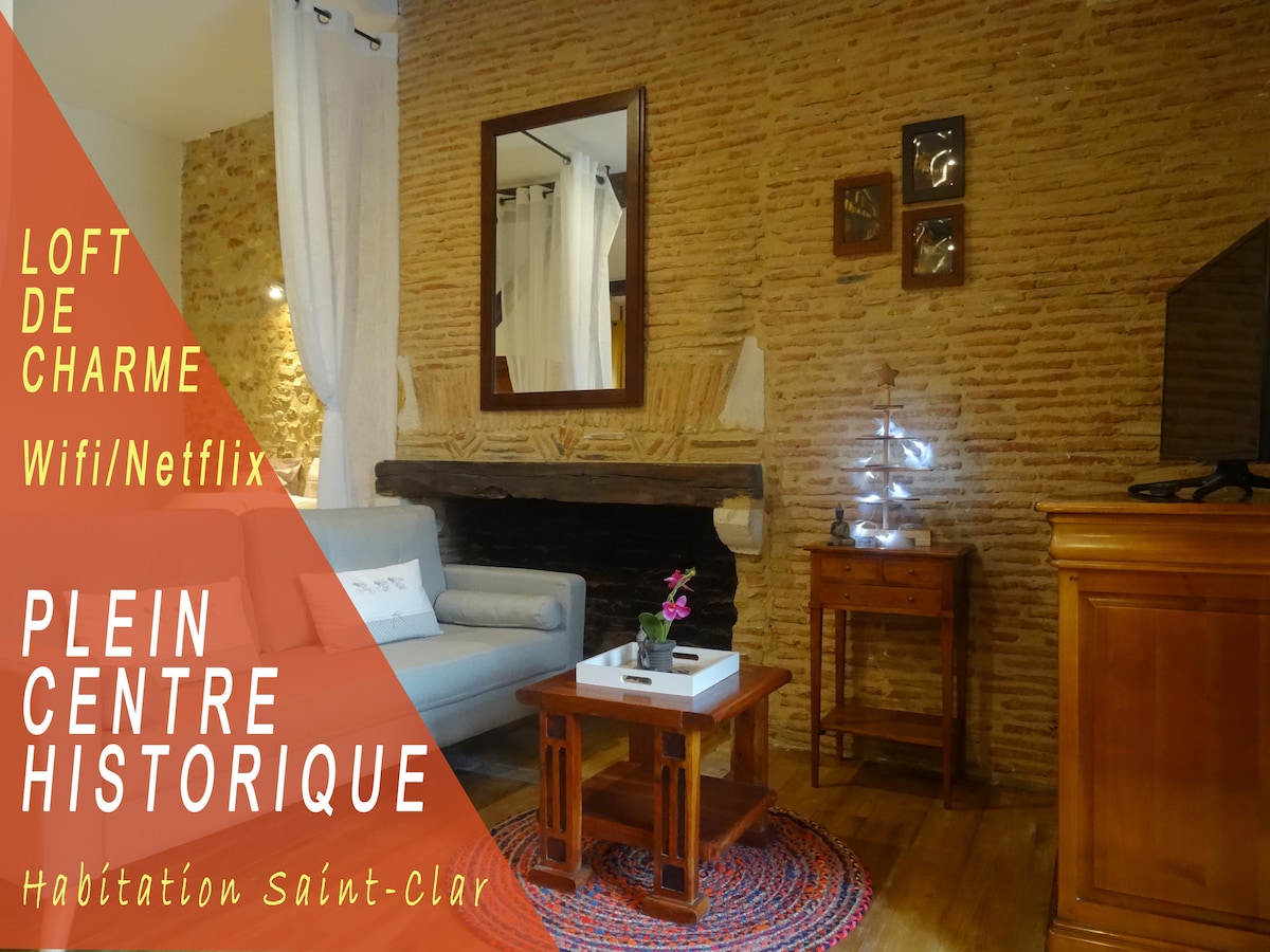 ✨Habitation St-Clar Old Town Romantic✨ Loft