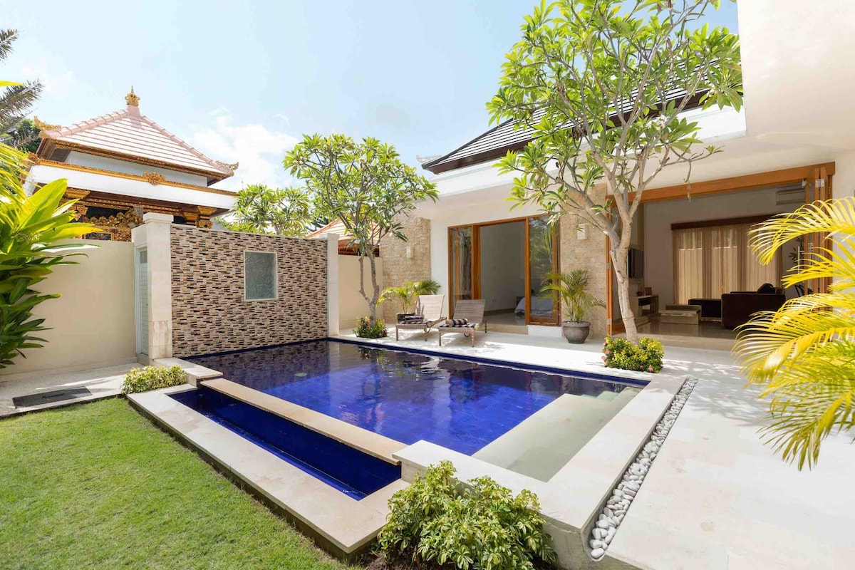 全新2卧Tigah Villa La Vida ，位于巴厘岛水明漾中心地带