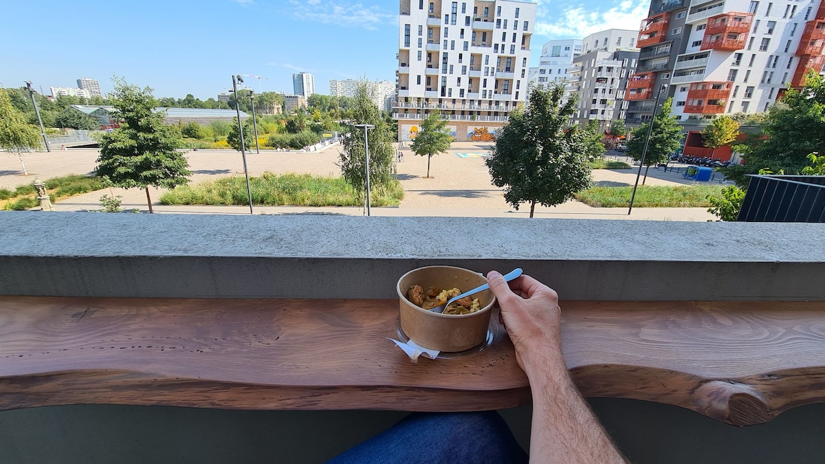 Terrasse magique aux portes de Paris