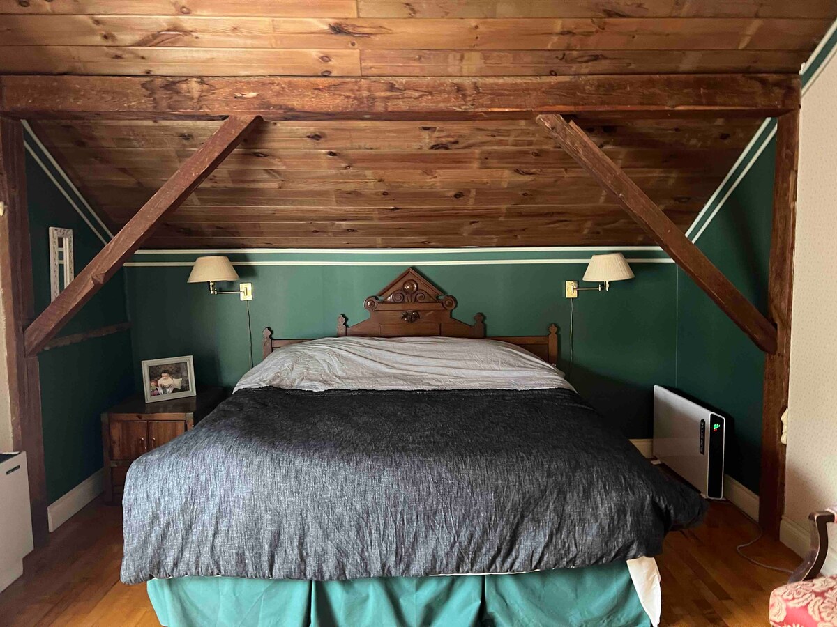 Master King Bedroom Suite in Historic Old Mill