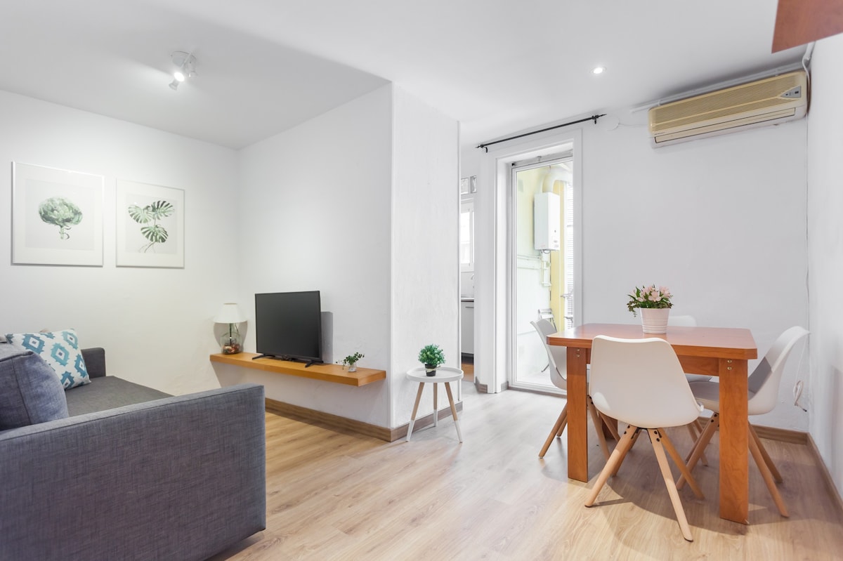 Acogedor apartamento cerca de Sants, Barcelona