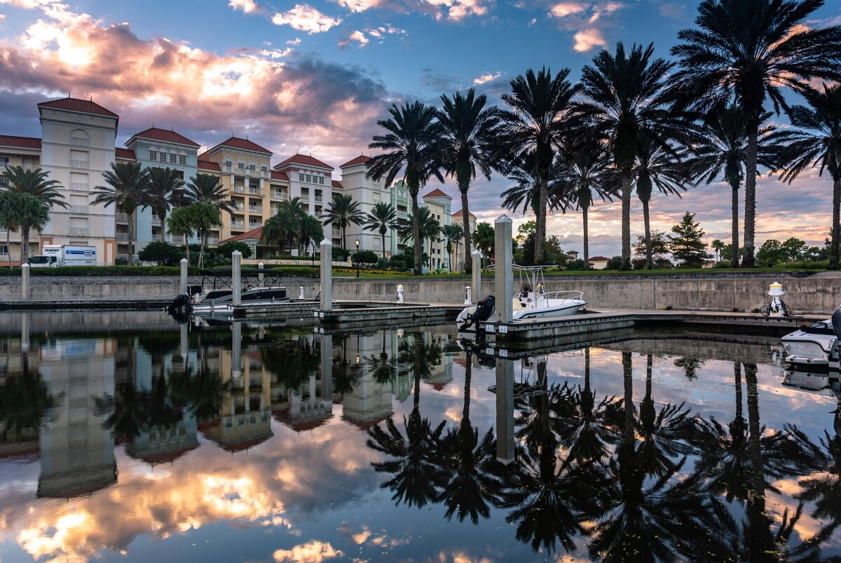 Hammock Beach Golf Resort and Spa - 2 BR 575 Intracoastal View Condo in the Yacht Harbor