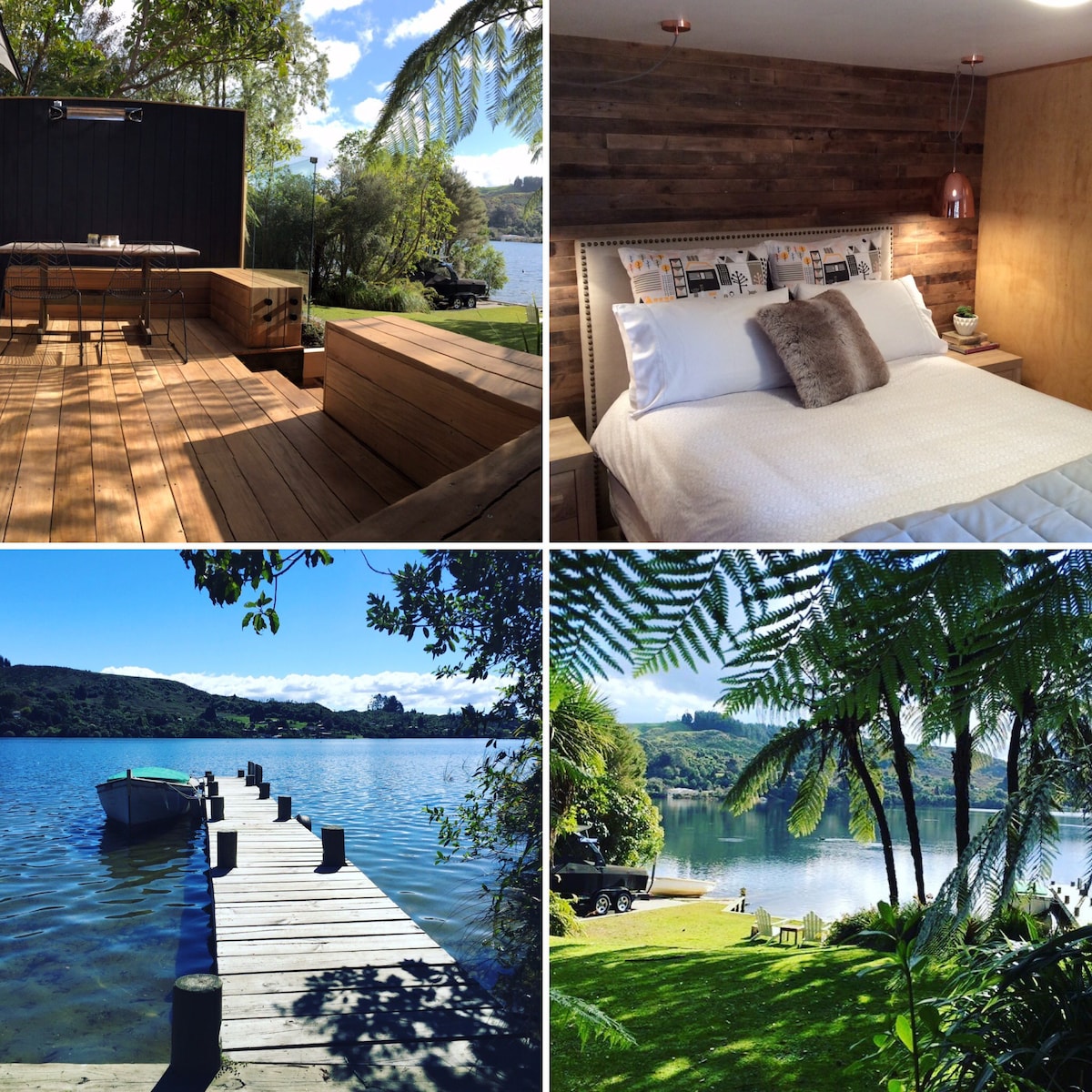 The Love Shack Lake Rotoiti。Lake Edge Cottage.