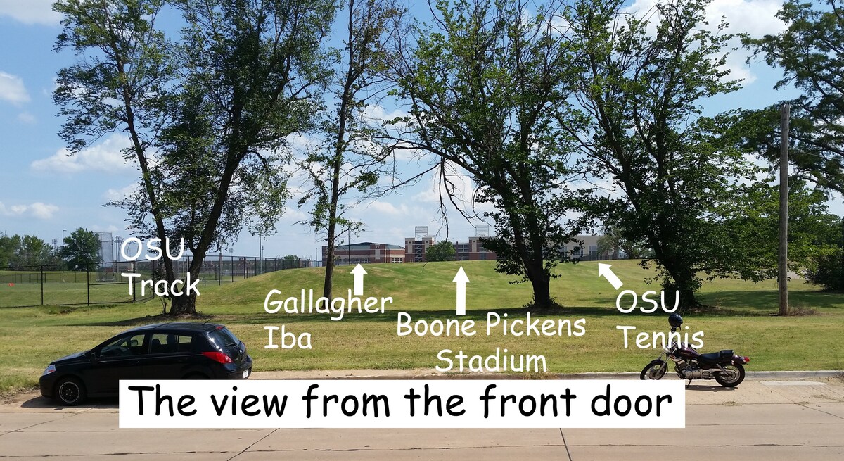 .可欣赏Boone Pickens体育场和OSU Athletics景观
