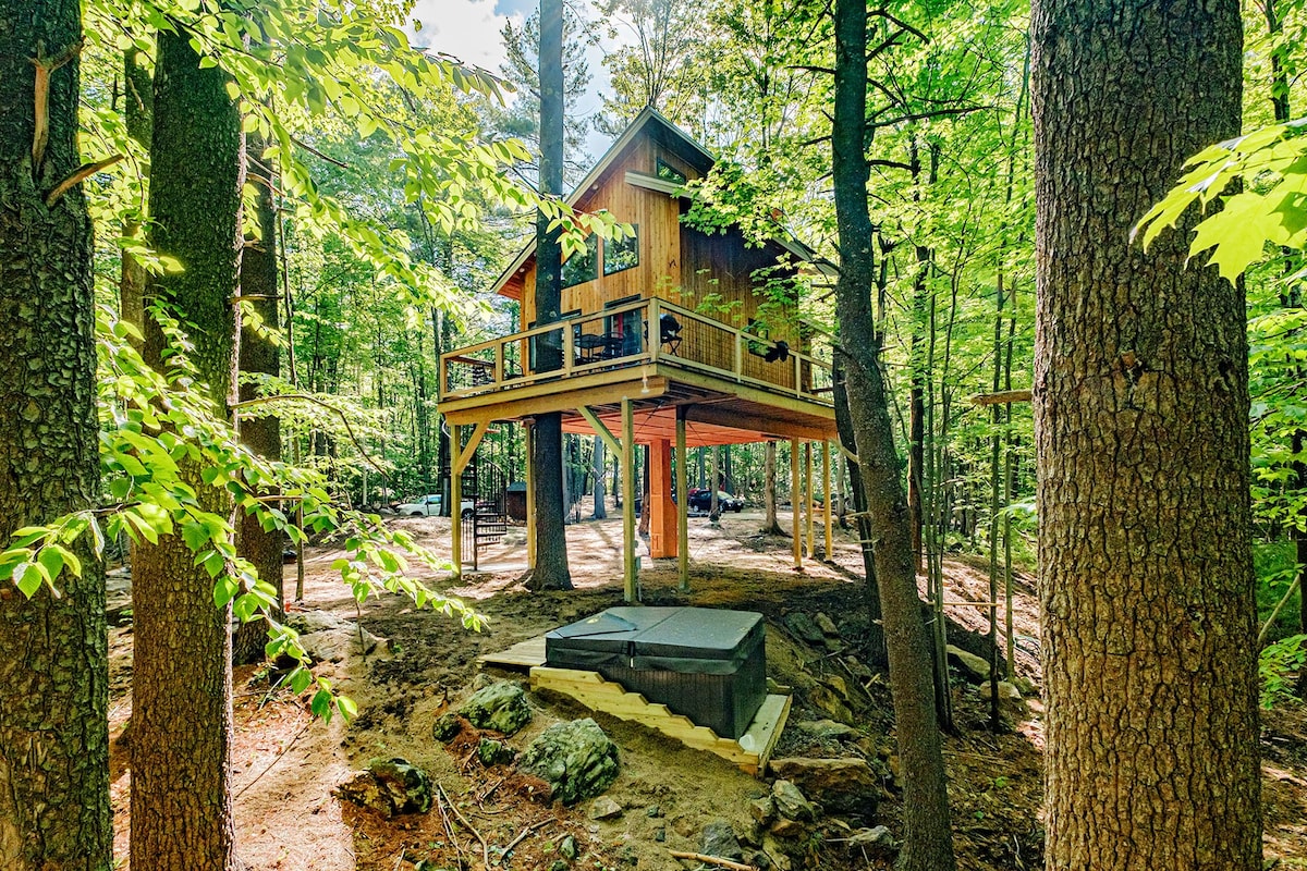 The Canopy Treehouse ，豪华无碳度假胜地