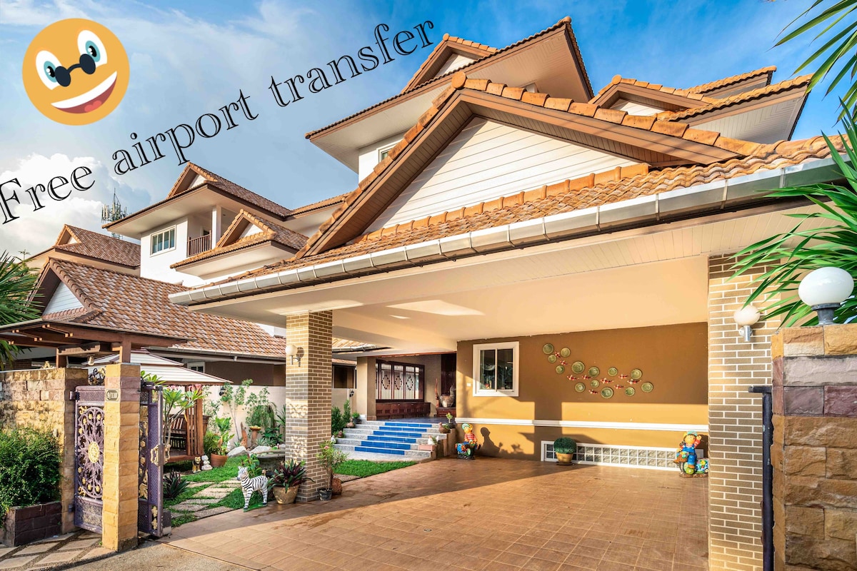 01Angel villa( free pick up airport) *大房子，海景和便宜的价格