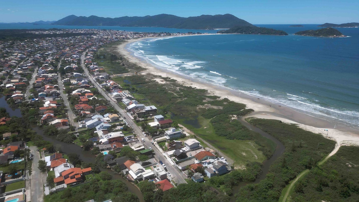 Casa com vista para o mar.