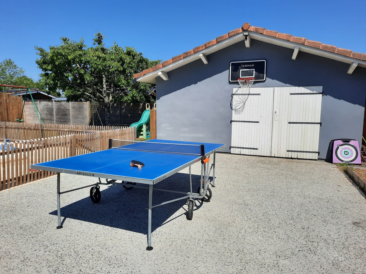 Maison avec piscine entre Bordeaux et Arcachon