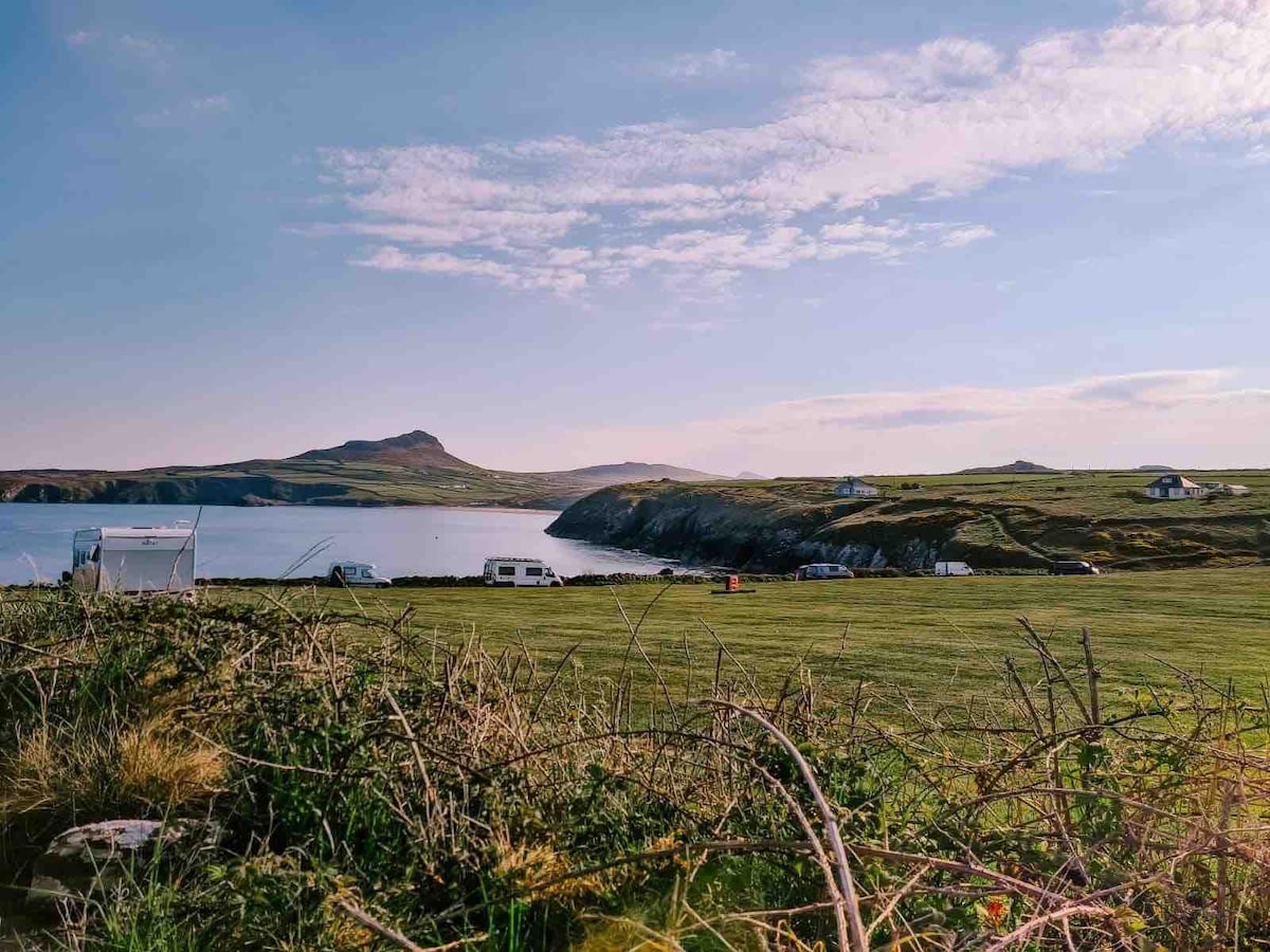 St David’s Pencarnan home. Panoramic sea view