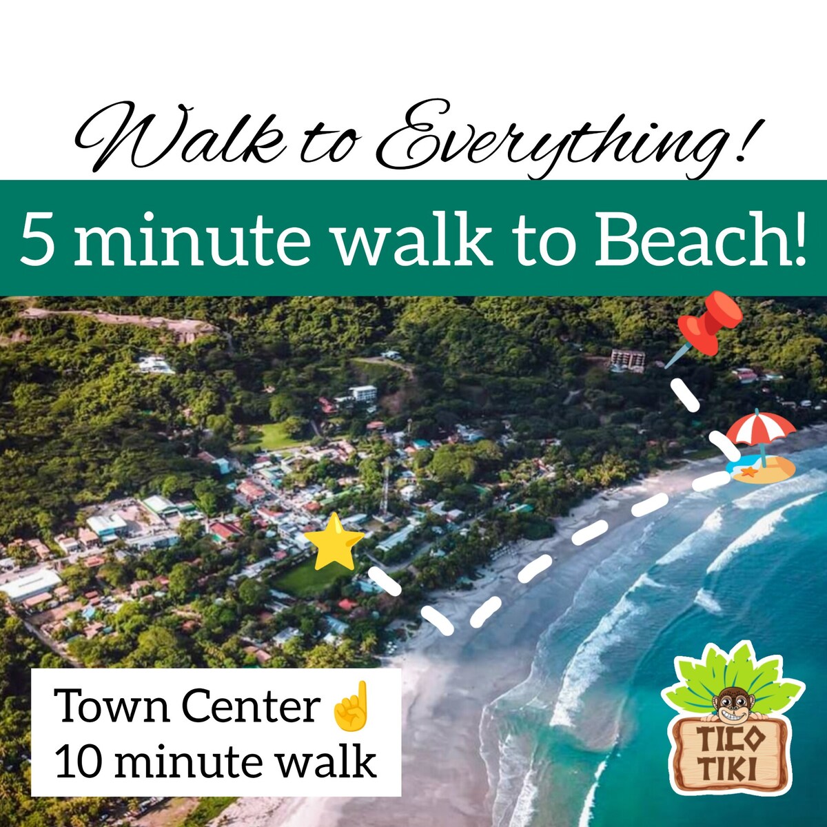Selva + Sea View 150 Meters to Beach! Tico Tiki #1