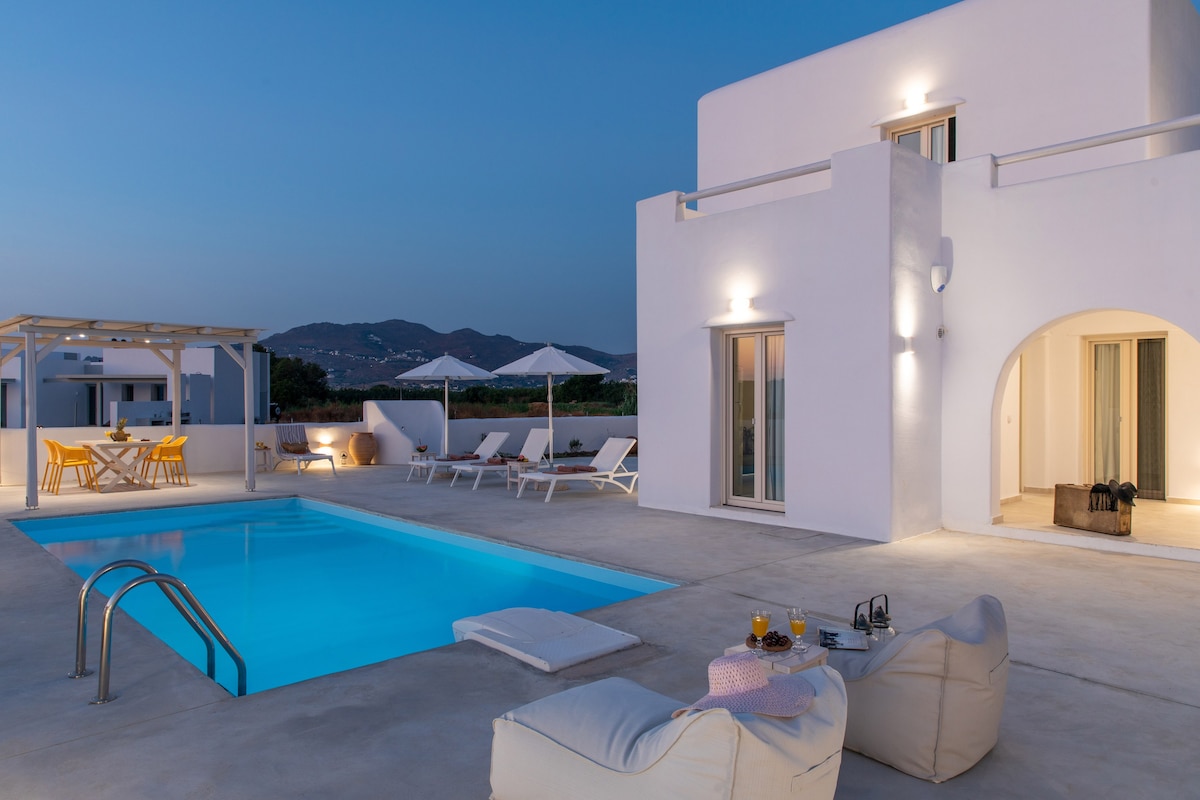 2 bedroom Villa with private pool | Naxian Lounge
