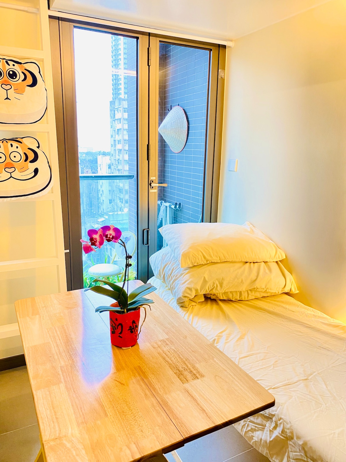 茶琴療癒室 城市心靈綠洲5分鐘地鐵單人房廁 精緻藝術房Tea Qin Healing Kowloon