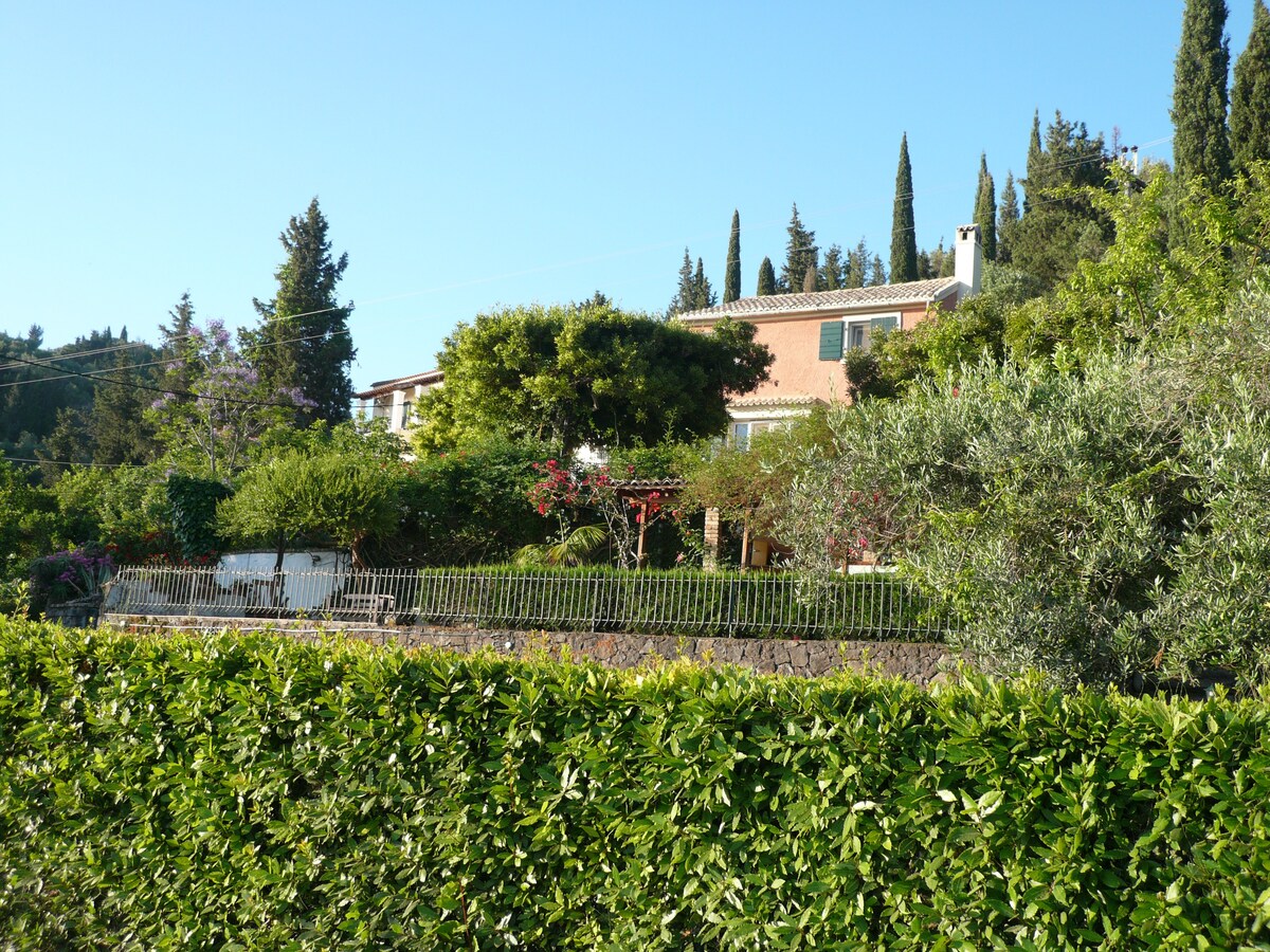 House with garden by the sea