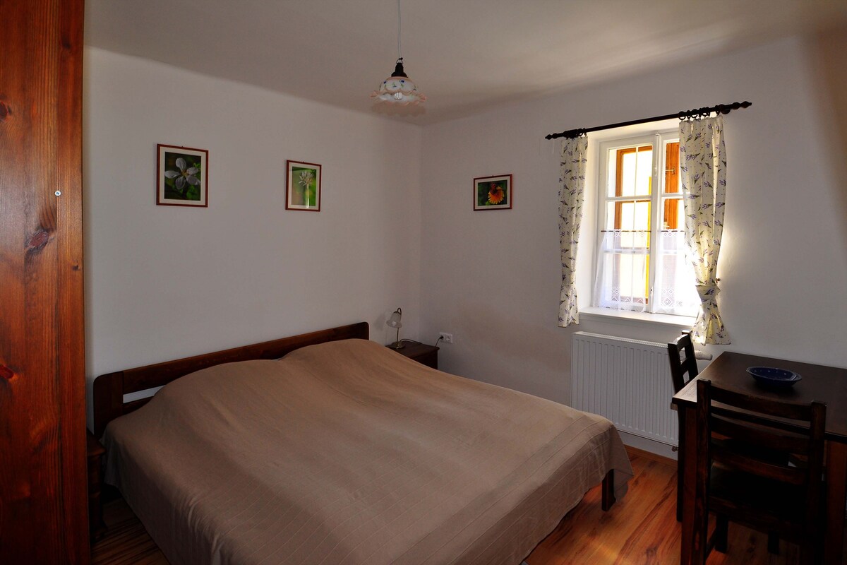 charming light double room in peasant house