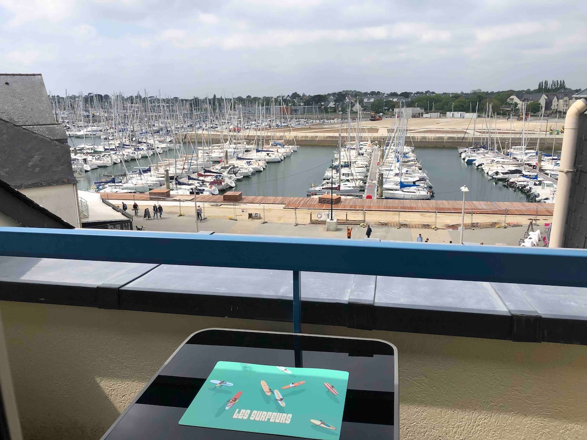 Vue Port PetitAppartCosy2pers VélosParkingWifi