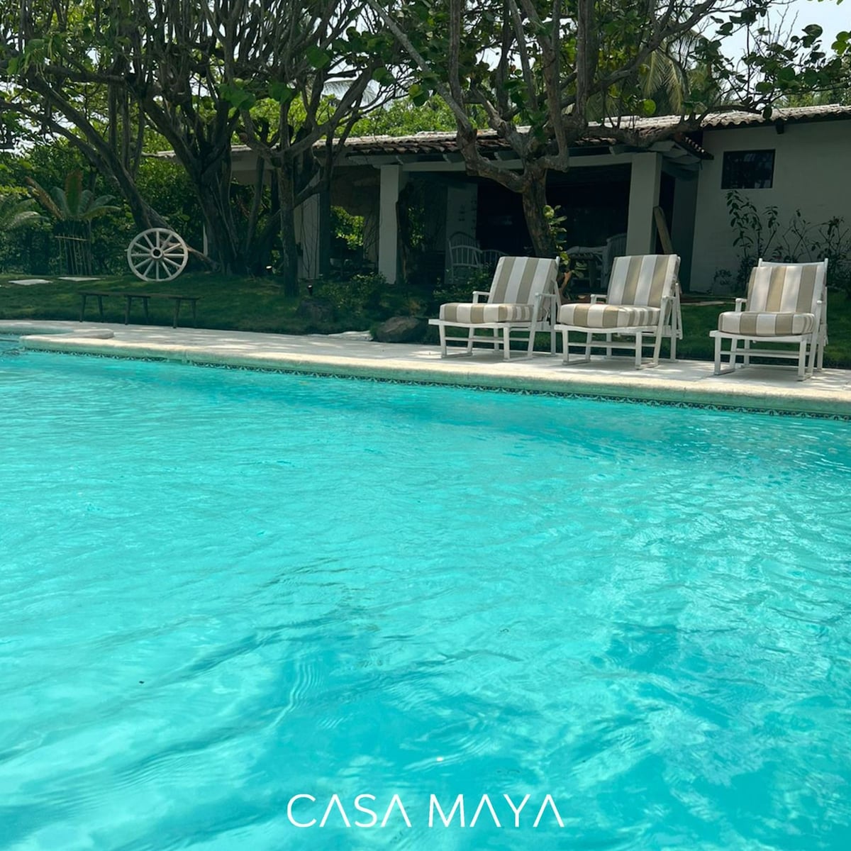Casa Maya/Villa frente al mar