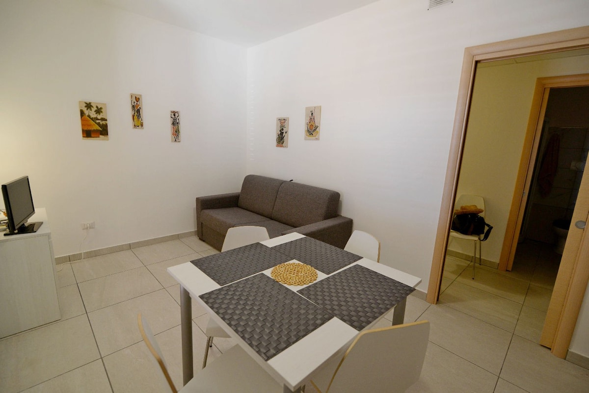 Apartment 1 km from the beach