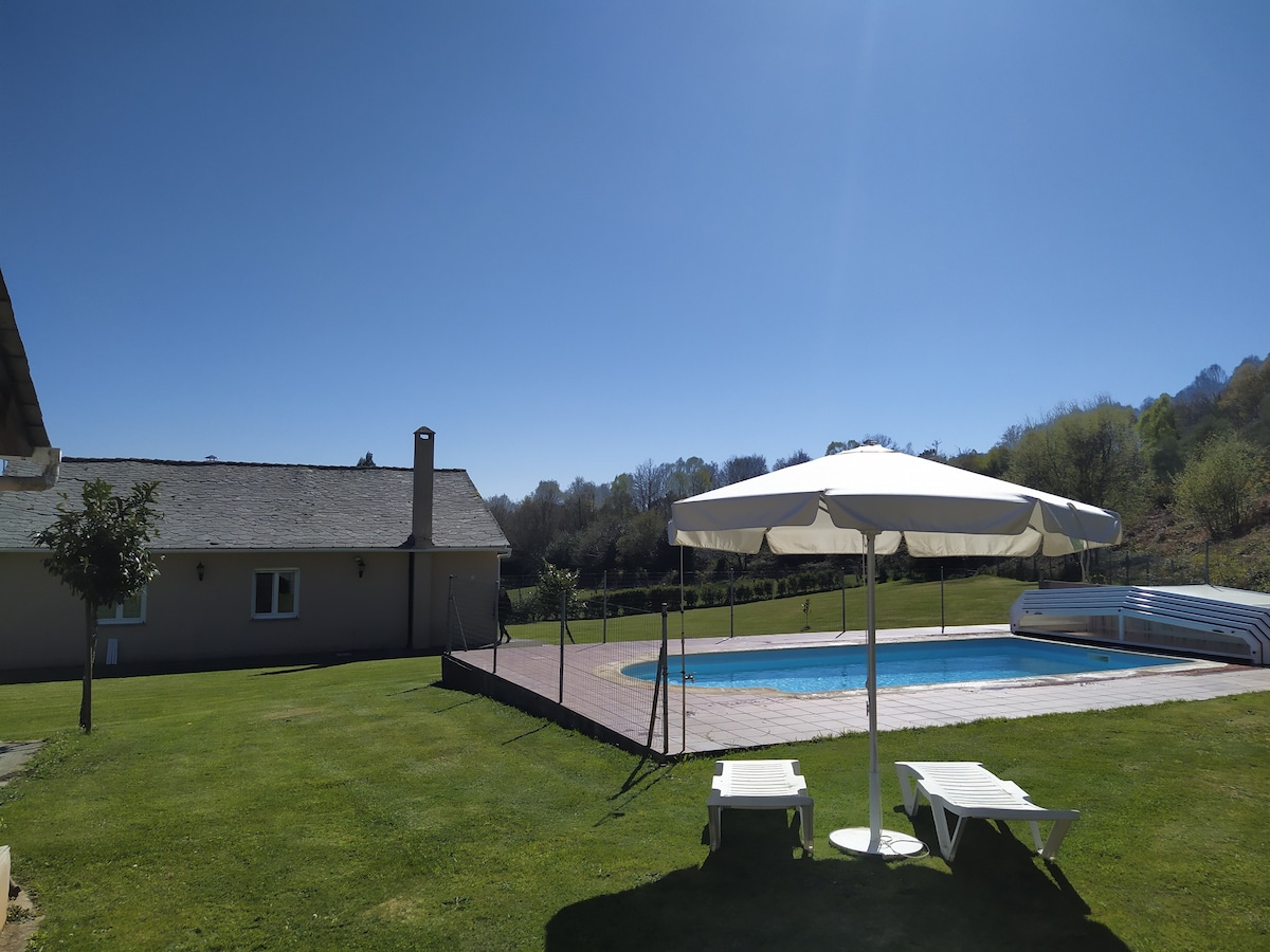 O abeiro de Buscalte, casa con piscina privada