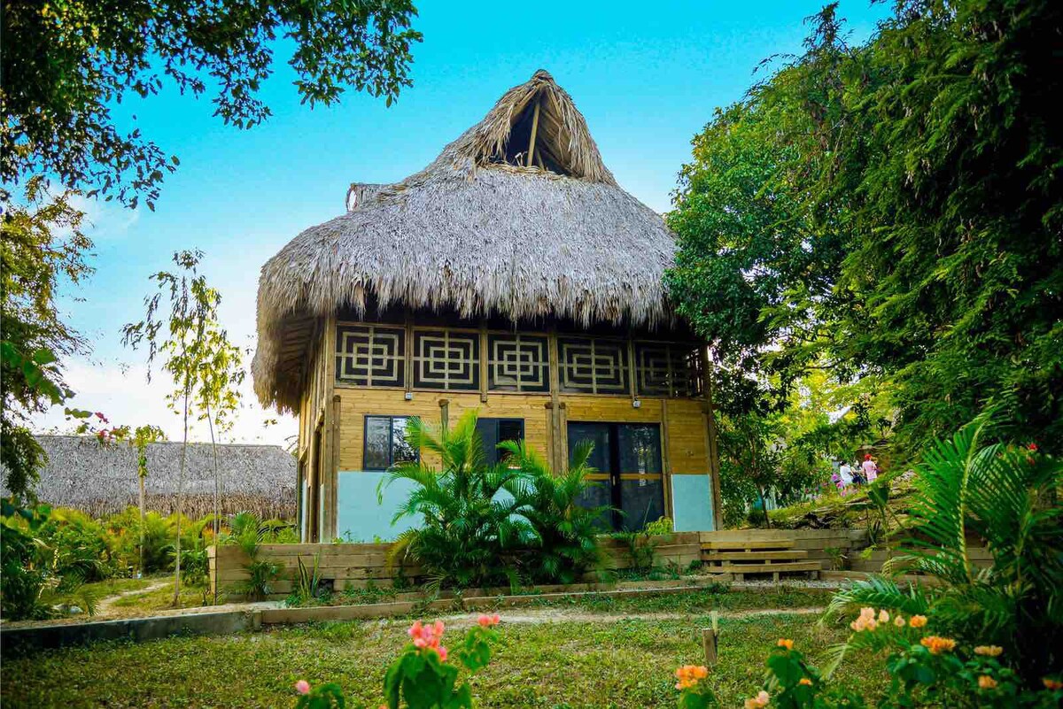 Hermosa cabaña familiar-Ecohotel en Usiacurí