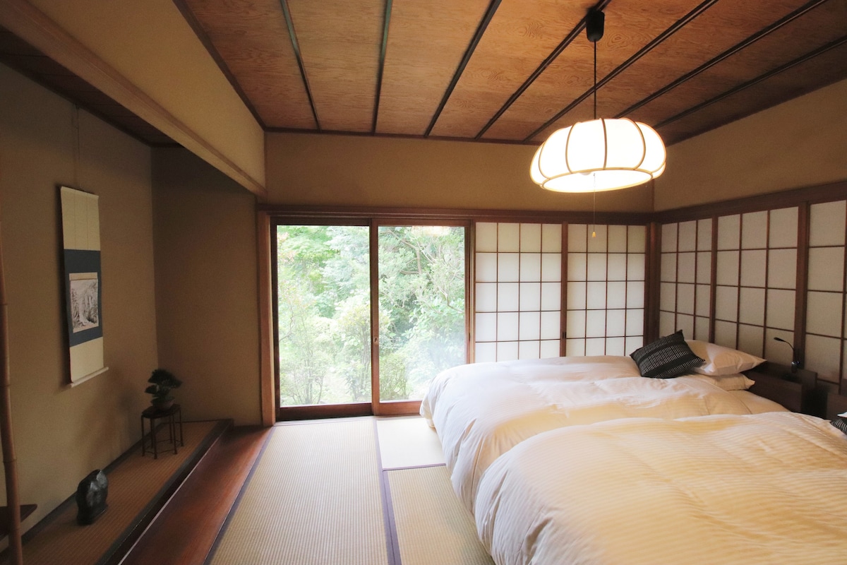 【山口民宅】历史悠久的日式客房，带温泉