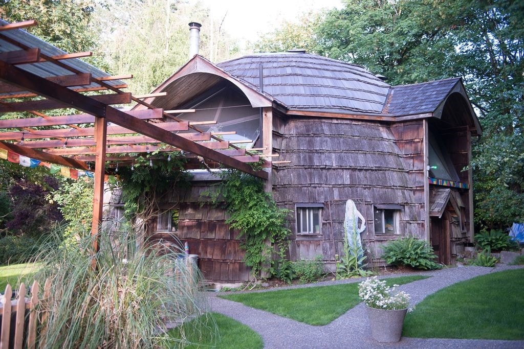 DOMICILE农场Woodinville Geodesic Dome House