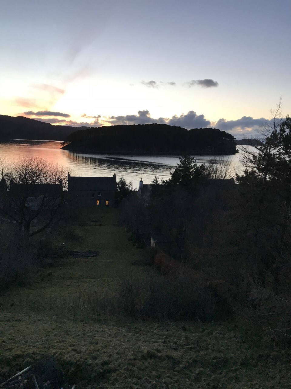 Campbell House、Shieldaig、壮丽的景色