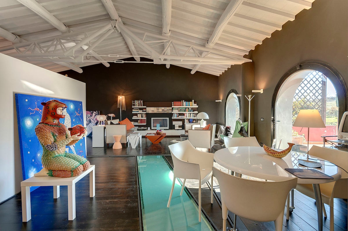 DESIGN LOFT IN VILLA NEAR FLORENCE