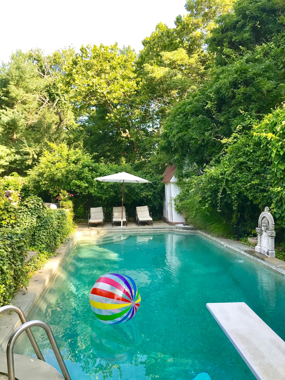 Unique New Canaan French Estate-Pool-Jul 27-Aug 21