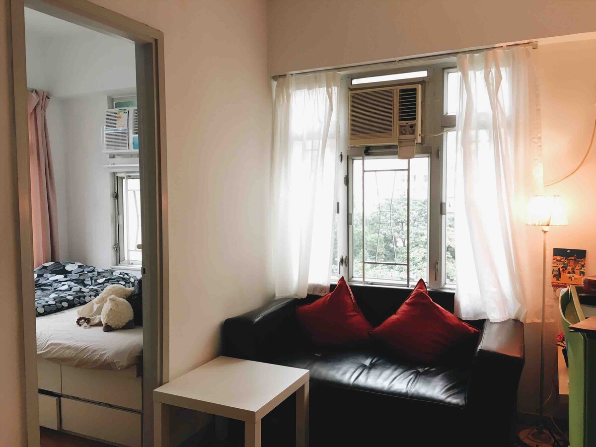 2卧室公寓，位于香港古董街