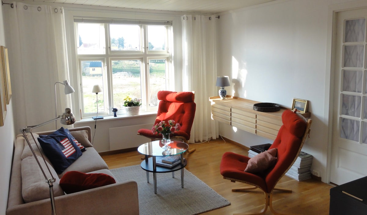 位于斯库登什文（ Skudeneshavn ）舒适农舍的迷人公寓
