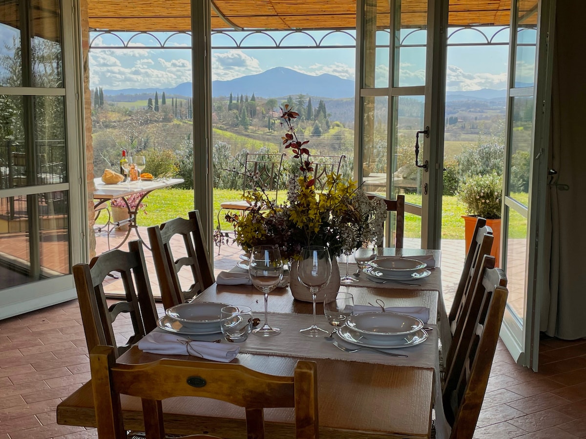 La Casina della Quercia, enchantment in Val d 'Orcia