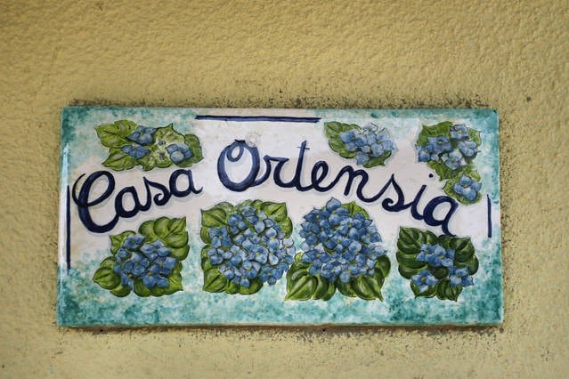 Casa Ortensia -露台和花园