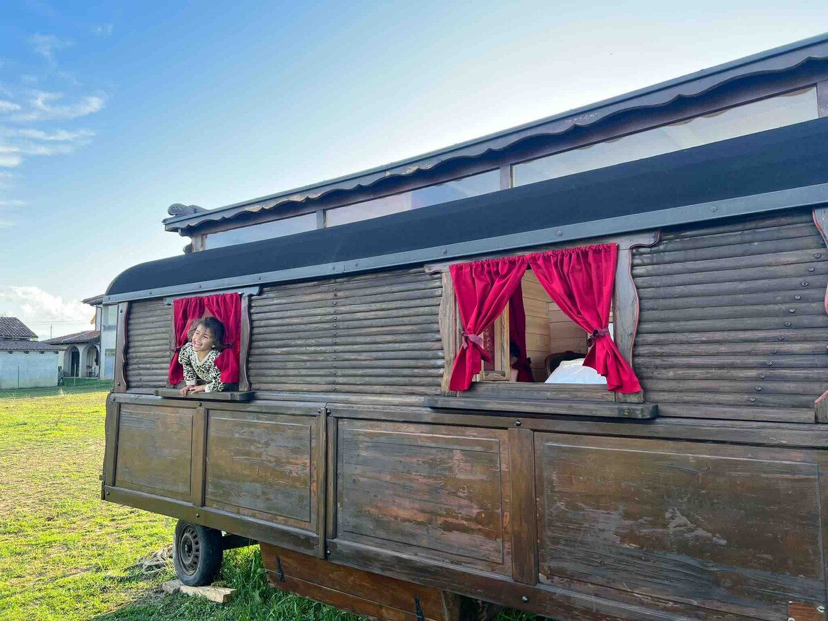 Glamping nella carovana gipsy