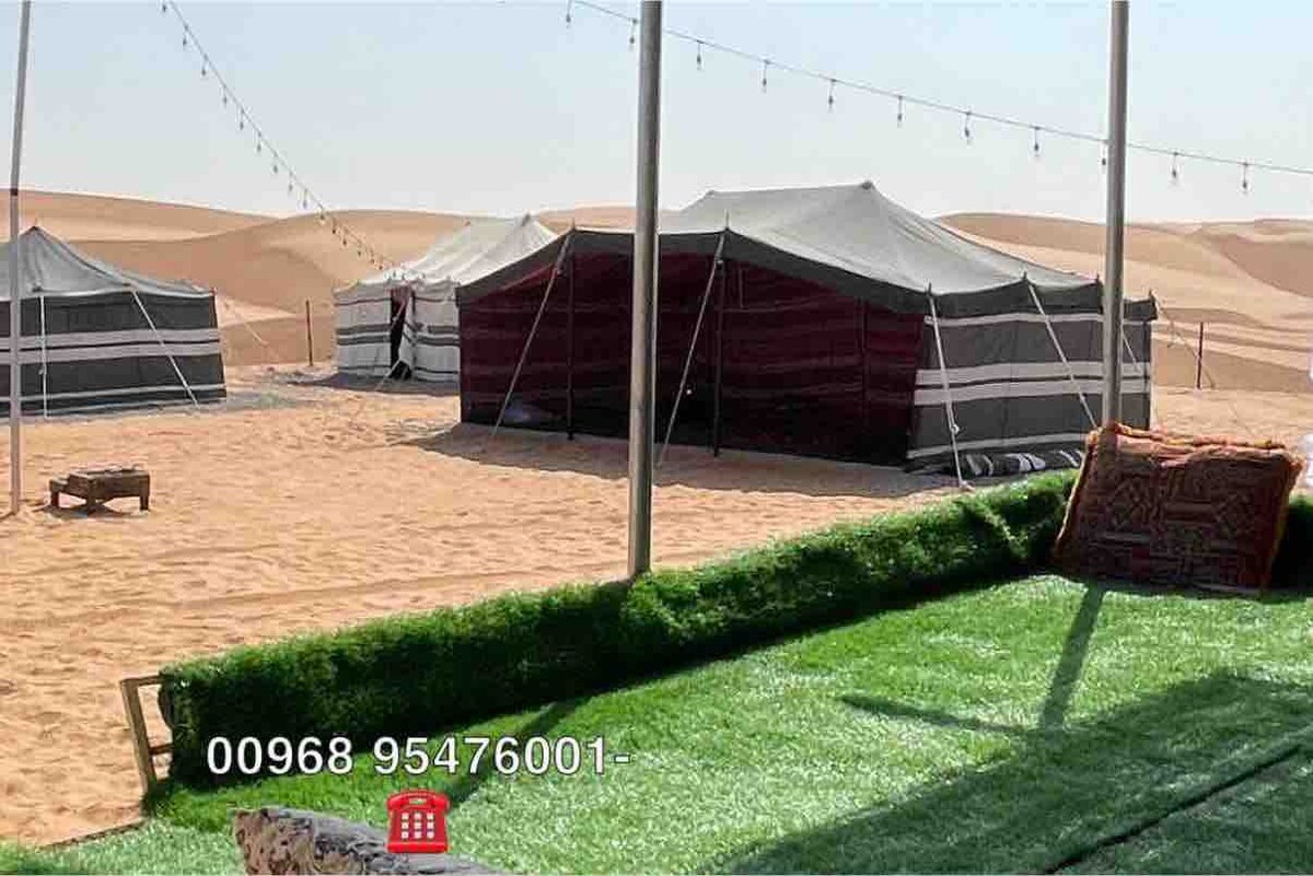 Desert camp in Bidiyah