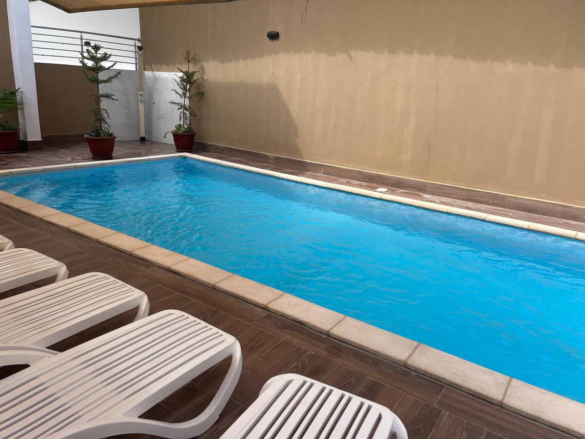 Mi Casa Dar Lkheyr  Magnifique Duplex avec piscine