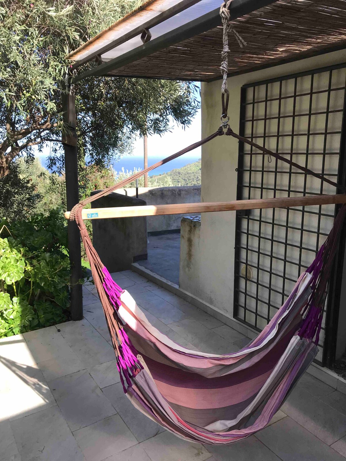 Casa Frers with view of the Aeolian Islands