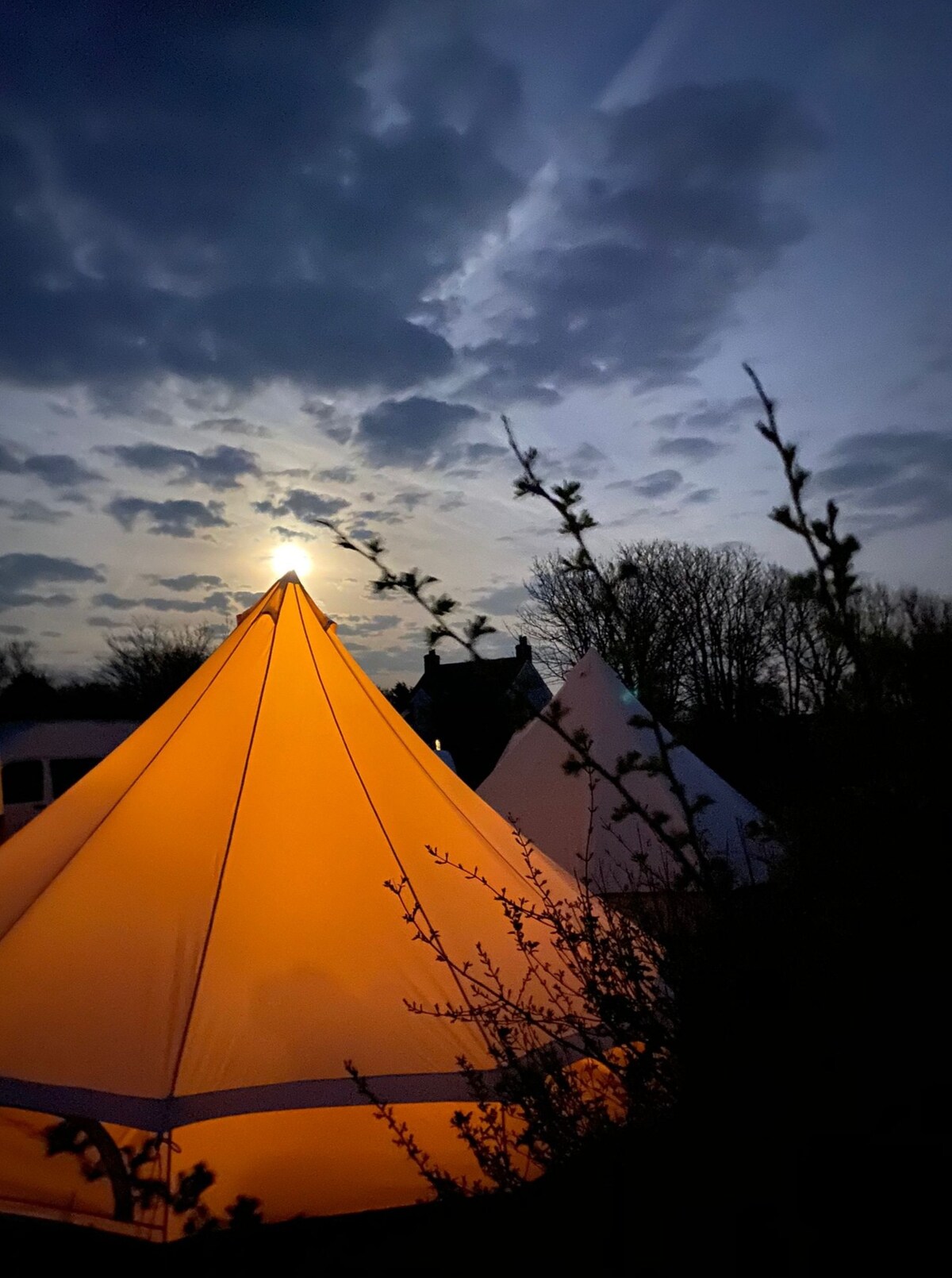 Buzzard 's Bell - Brynderi Glamping - 5米钟形帐篷