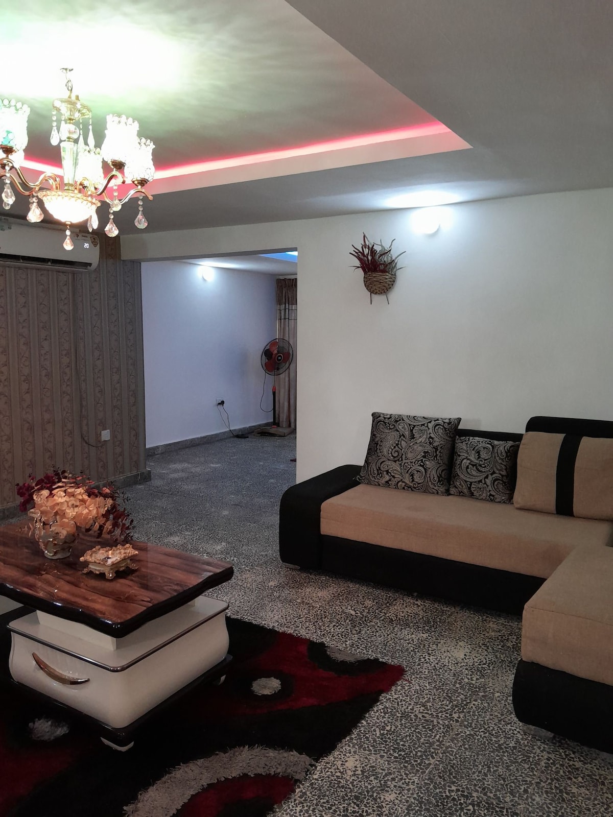 Fully furnished four bedrooms duplex self serviced