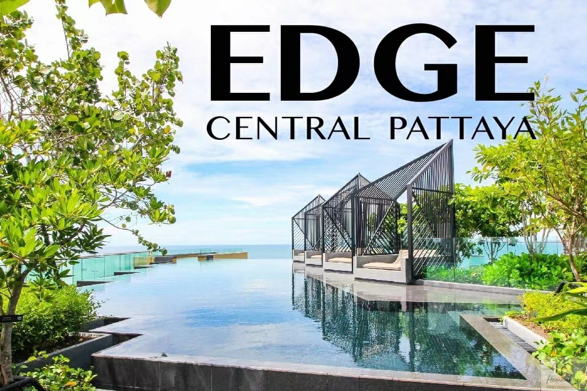 ✔️Pattaya The Edge 1BR Sea View Live 3 people HDTV