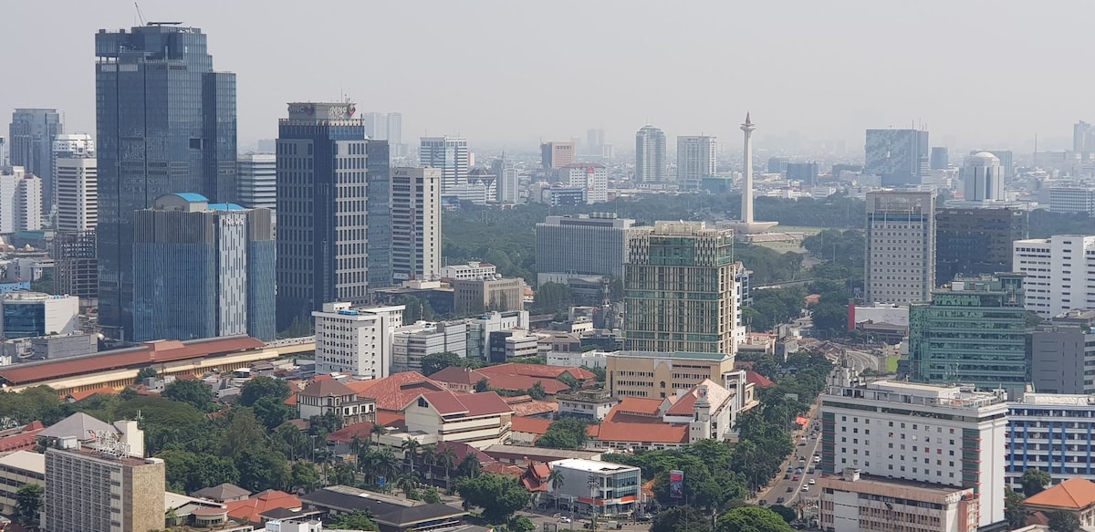 完美的公寓和免费的免费无线网络@ Menteng, Jakarta。