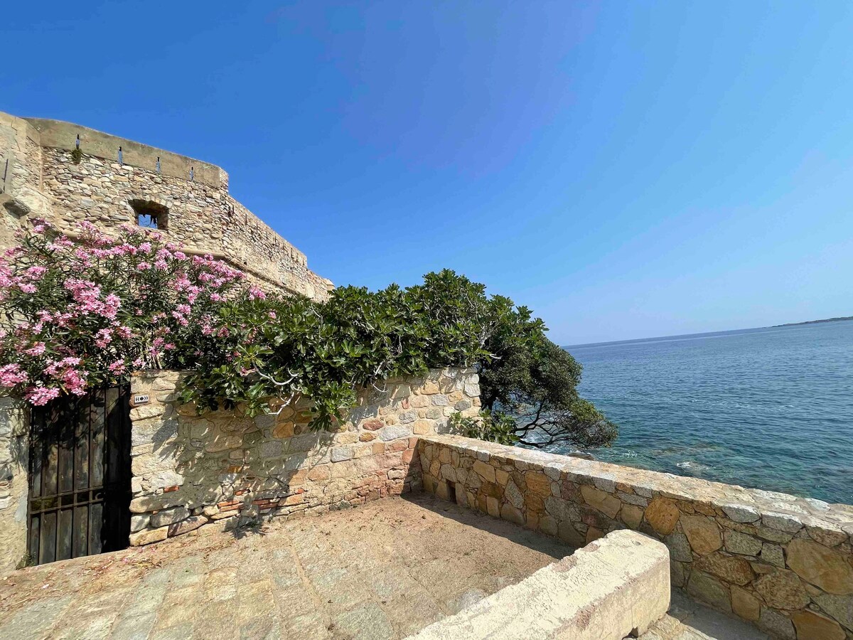 Cadre idyllique au bord de la mer en Corse