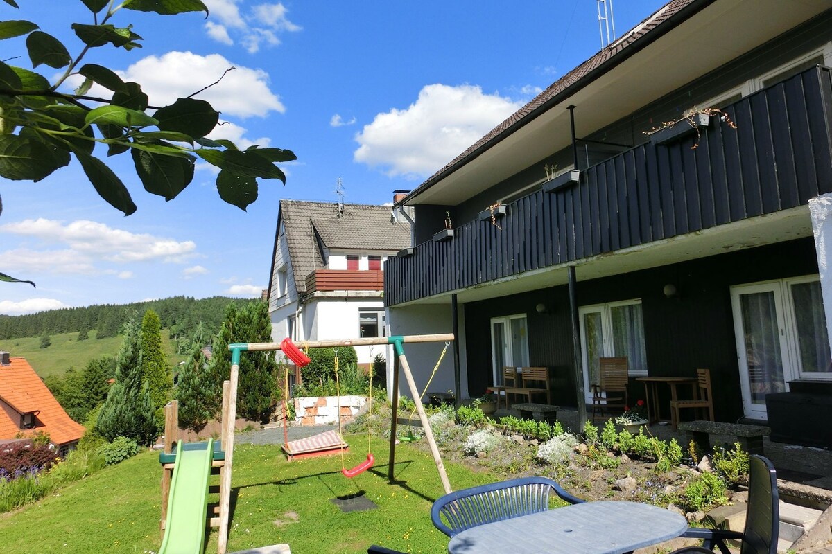 Apartment with meadow view in Wildemann