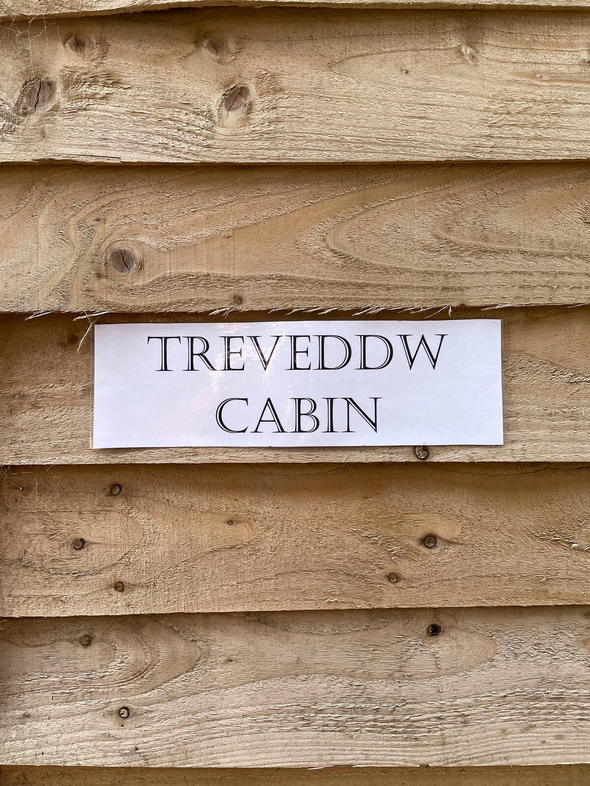 Treveddw Farm小木屋